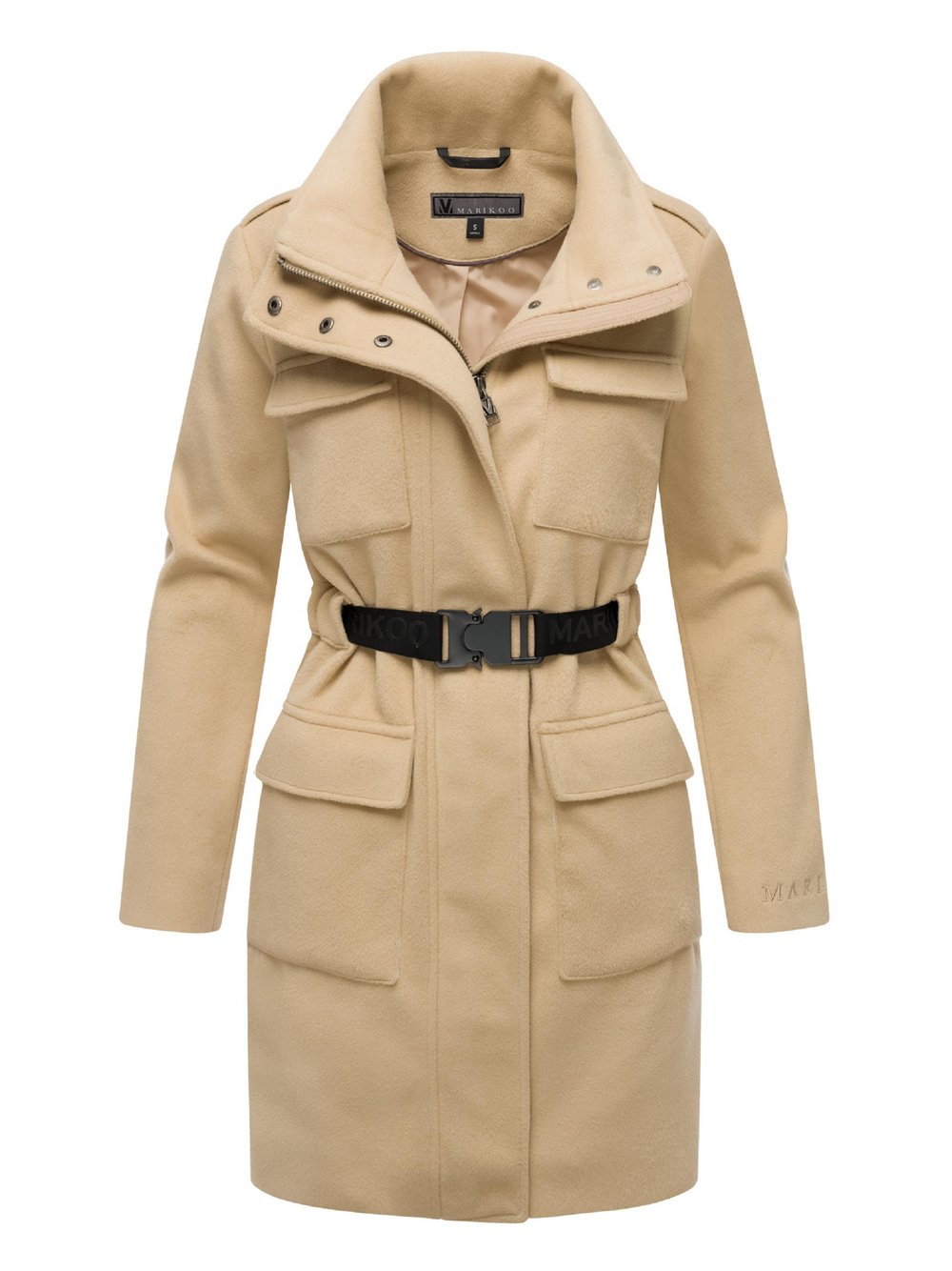 Marikoo Kurzmantel Damen beige, XL Image