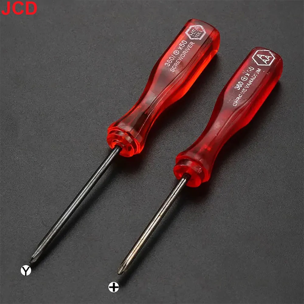 JCD 1.5mm Tri Wing 2.0mm Cacciavite Phillips Y Cacciavite Per NDS DS Lite Wii Xbox 360 GBA SP Per Strumento di Manutenzione della Cartuccia
