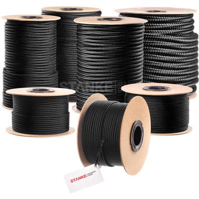 Polypropylen Seil geflochten pp Seil Polypropylenseil schwarz Festmacher Flechtleine Tauwerk Tau Image
