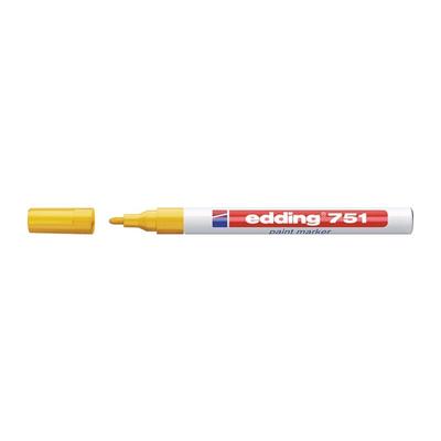 EDDING 4-751005 Lackmarker 751 gelb Strichbreite 1-2 mm Rundspitze Image