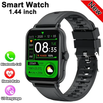 2024 New Smart Watch Android Phone 1.44'' Inch Color Screen Bluetooth Call Blood Oxygen/Pressure