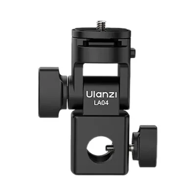Ulanzi LA04 Light Stand Adapter Angle-Adjustable, Universal Fit For Camera, Fill Light & Phone Clip