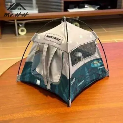 1:12 Soldiers Camping Simulation Small Tent Model Removable Toy Decoration Miniature Scene