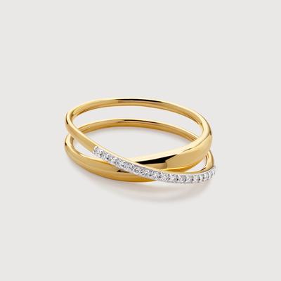 Gold Nura Wrap Diamond Ring Lab Grown Diamond