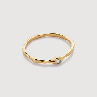 Gold Siren Diamond Stacking Ring Lab Grown Diamond