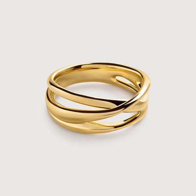 Gold Nura Crossover Ring