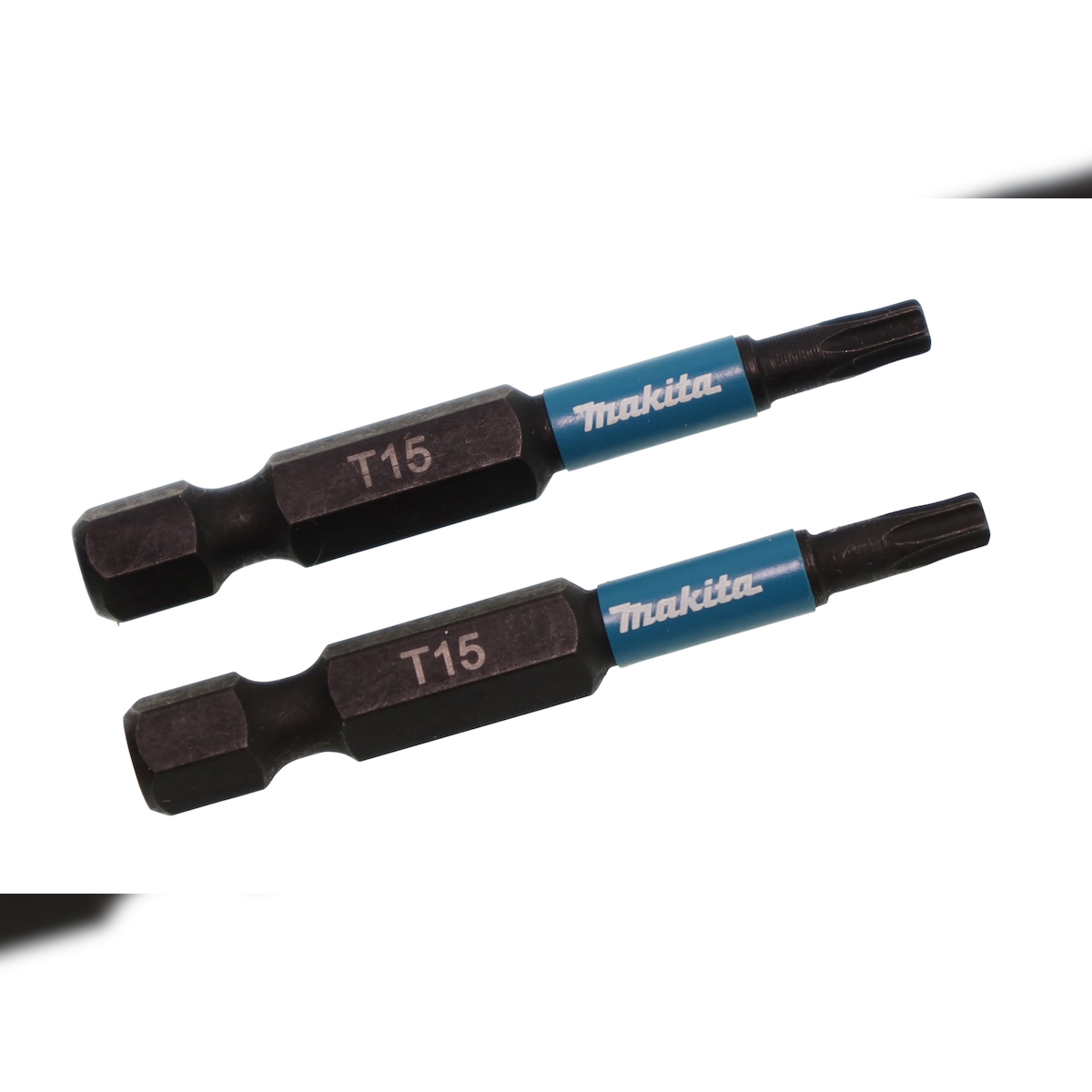 Makita B-63775 T15 6-rund Bit TX15x50 Impact Black | 2 Stück | S2-Spezialstahl Image