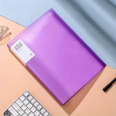 TEMU A4 Data Book, Transparent Multi-layer Loose Leaf Folder, Pp Student Certificate, Exam Paper Storage Book, Archive, Pregnancy Examination Score Folder