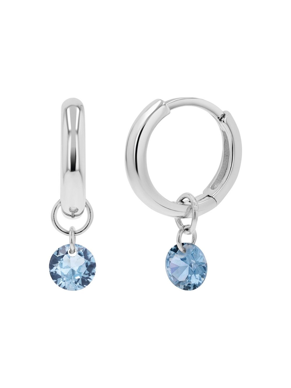 NOELANI Creolen Damen silber, ONE SIZE Image