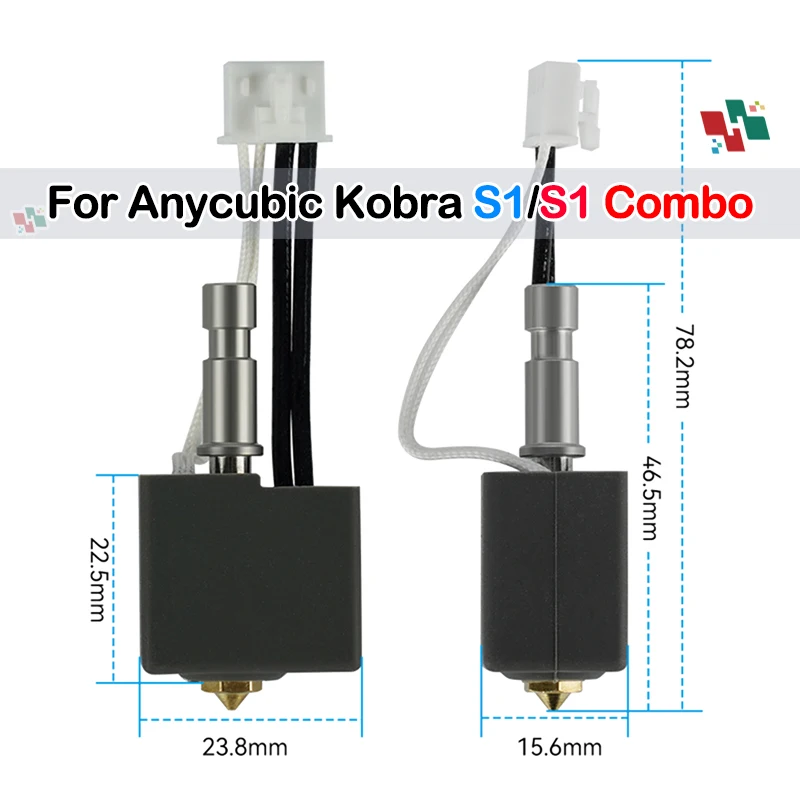Für Anycubic Kobra S1 Hotend Kobra S1 Combo Hot End Kit für Anycubic Kobra S1 Düse Druckkopf S1C 3d Drucker Zubehör Image