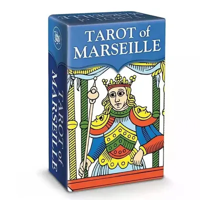 9 * 6 cm Mini-Tarot der Marseille-Deck, 78 Stück Karten, Partyspiel, Wahrsagerei, Prophezeiung, Oracle-Karten Image