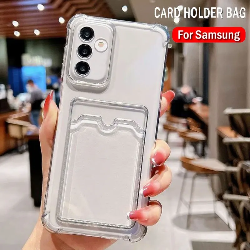 Für Samsung Galaxy A56 Hülle Samsung Galaxy A16 A26 A36 A56 5G Kartenhalter Brieftasche Klare Abdeckung Samsung A56 5G Image