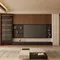 Mobile TV per soggiorno personalizzato per tutta la casa, mobile TV per tutta la parete, mobile TV integrato a parete intera