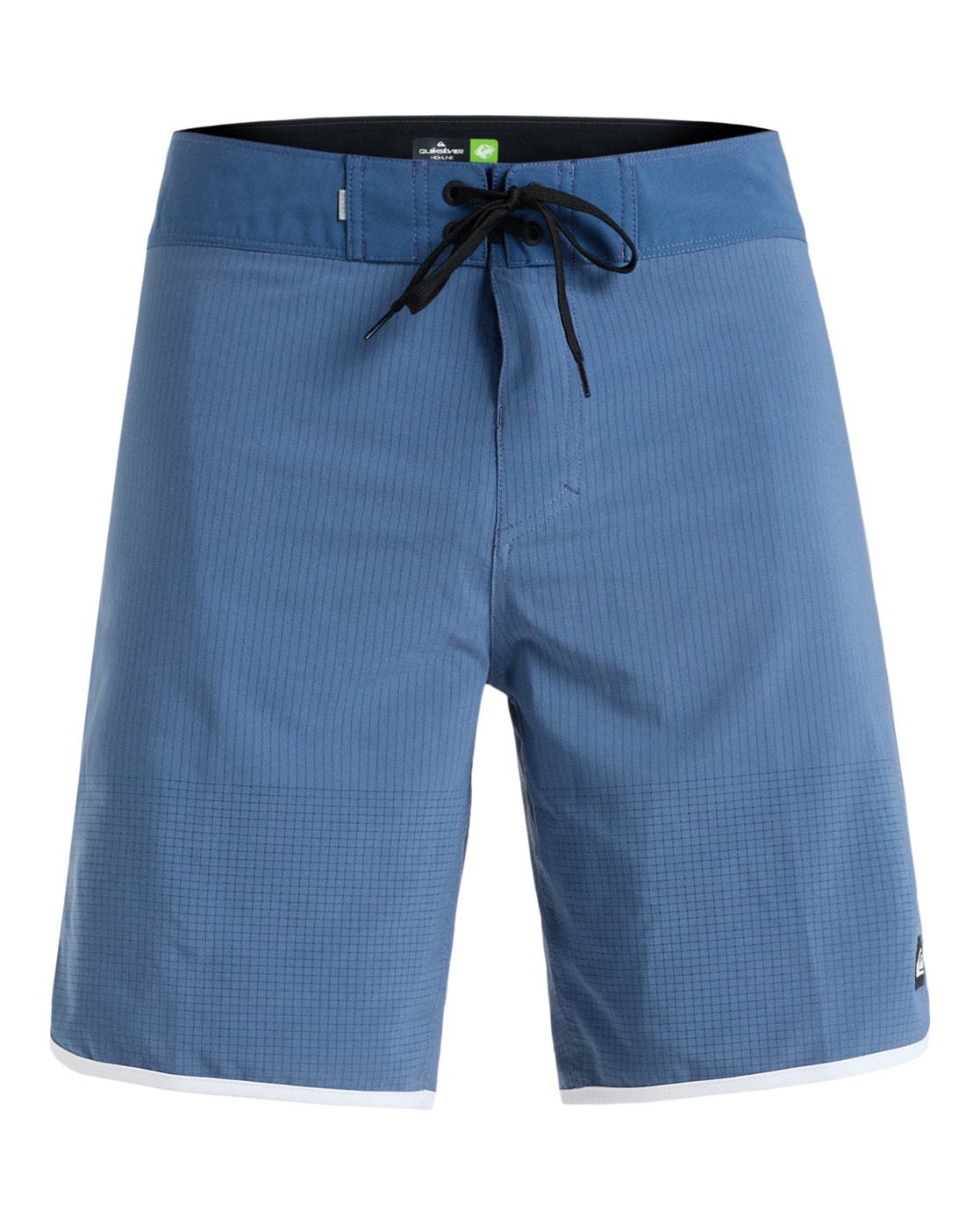 Boardshorts QUIKSILVER "Highline Scallop 19", Herren, Gr. 32(M), blau (vintage indigo), 88% Polyester, 12% Elasthan, Hosen