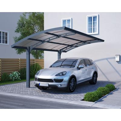 Einzelcarport PALRAM - CANOPIA "Arizona", grau (anthrazit), H: 205cm, Carports, 100% UV-geschützt Image