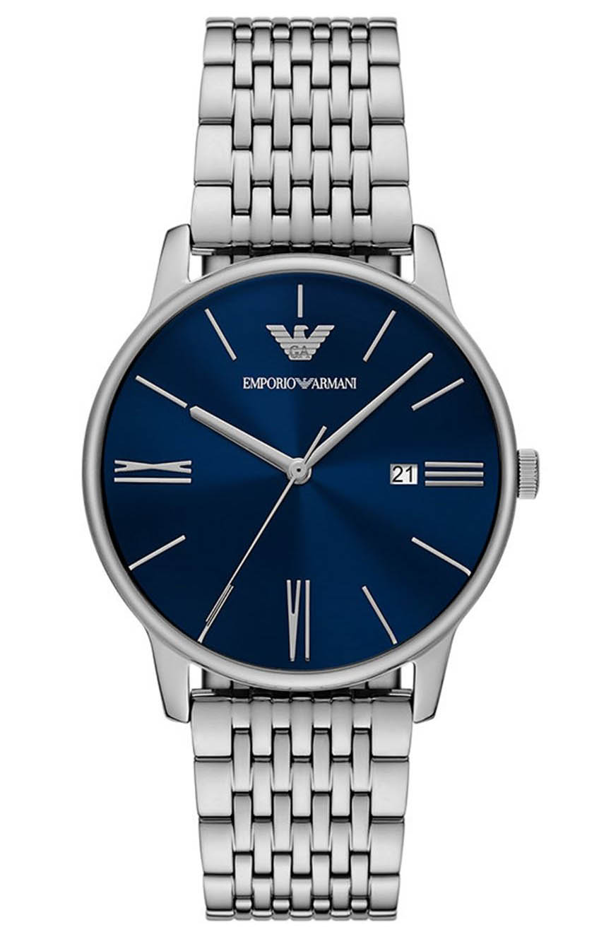 Emporio Armani Minimalist Herren Silber Uhr AR11674 Image