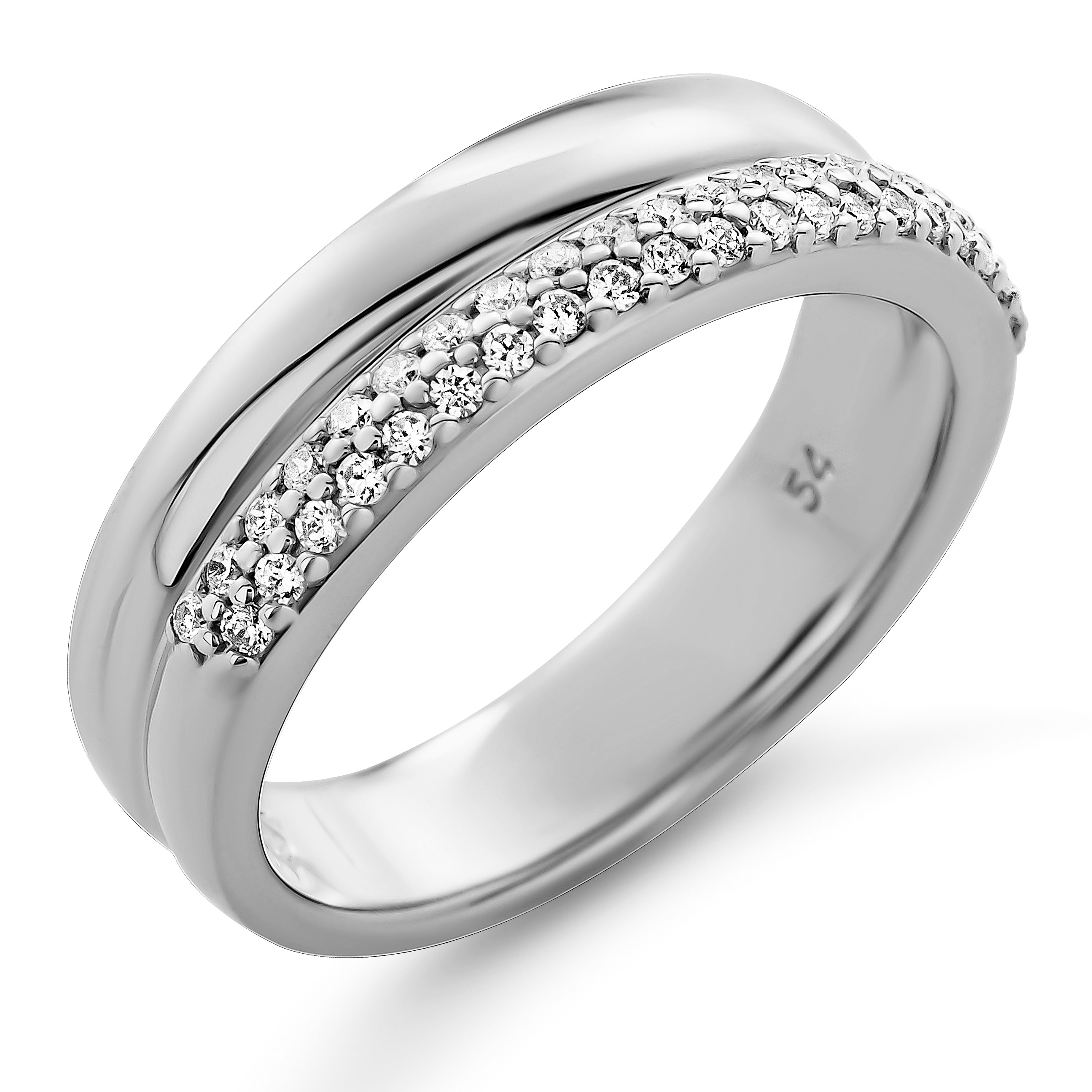Orphelia 'Emily' Damen-Ring aus 925er Sterlingsilber – Silber ZR-7581