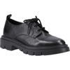 Hush Puppies Ruby Leder Damen Schwarz Schuhe