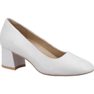 Hush Puppies Alicia Court Schuh Leder Damen Elfenbein Heels Image