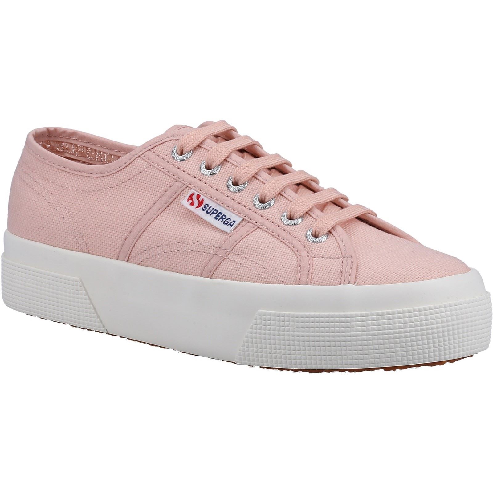 Superga 2740 Platform Cotton Damen Rosa Blush Turnschuhe