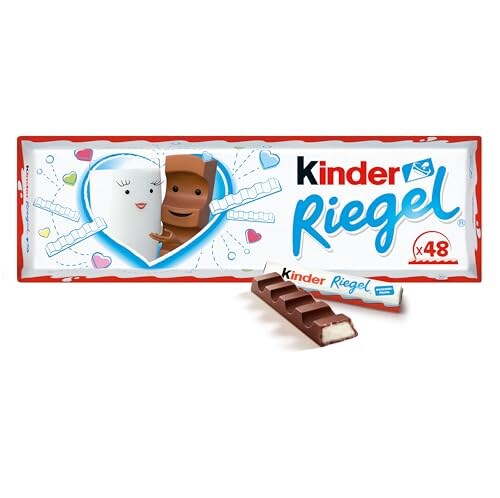 Kinder Schokoladienriegel XXL-Packung 48 x 21g (1,008 kg) Image