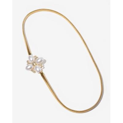 Boston Proper - Gold Yellow - Slinky Gem Belt - Medium