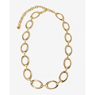 Boston Proper - Gold Yellow - Oval Chain Belt - Medium/Large