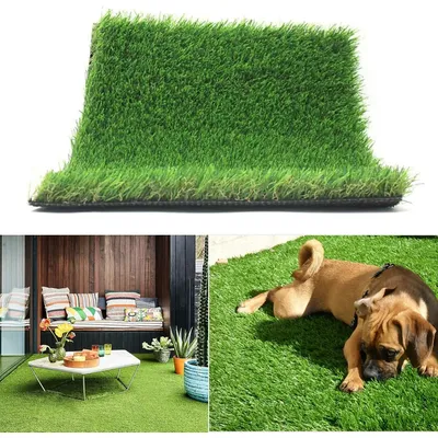 Realistic Thick Artificial Grass Turf 7FTX13FT-Indoor Outdoor Garden Lawn Landscape Synthetic