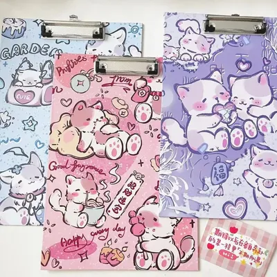 Simple Thicken A4 Folder Board Storage Clipboard Memo Pad Clip Notebook File Writing Clamps Paper