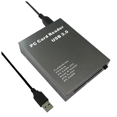 Top-USB2.0 PCMCIA Card Reader ATA Card Reader PC Card Reader USB 2.0 To PC ATA PCMCIA Adapter Flash
