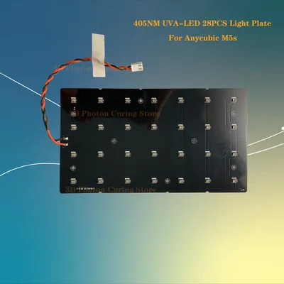 405nm uvled 28PCS Light plate for Anycubic M5/m5s pro 10.1-Inch 12K/14K 3d printer resin curing
