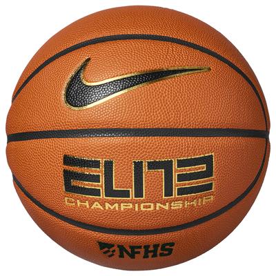 Nike Elite Championship 2.0 NFHS Plus 28.5" Basketball Amber/Black/Metallic Gold