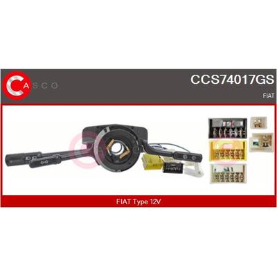 CASCO Lenkstockschalter 12V für FIAT 181997280 181476980 181476970 CCS74017GS Image