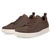 Sneaker ECCO "BYWAY", Herren, Gr. 39, braun (dunkelbraun), Nubukleder, sportlich, Schuhe, Schnürschuh, Halbschuh, Freizeitschuh mit griffiger Laufsohle
