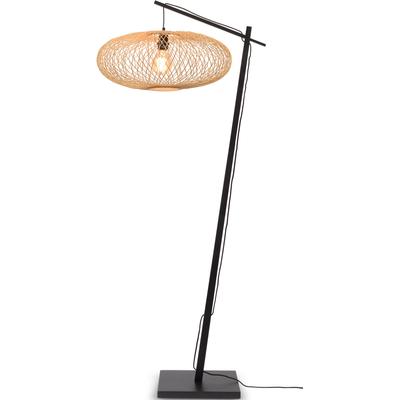 GOOD & MOJO Stehlampe "Cango", beige (natur), Ø 60cm H: 176cm, Lampen, Bogenlampe Image
