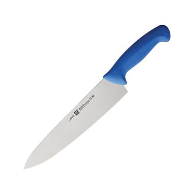 HENCKELS ZWILLING Twin Master Chef's Knife 15in Overall 10in Satin Finish Stainless Blade Blue Plastic Handle 32108-254