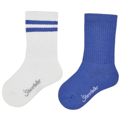Sterntaler - Kid's Socken DP Coolmax Rippe - Multifunktionssocken 23-26 | EU 23-26 blau/weiß Image
