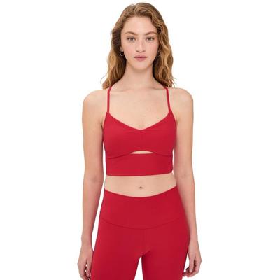 Alosoft Highlight Bra Tank - Red - Alo Yoga Tops