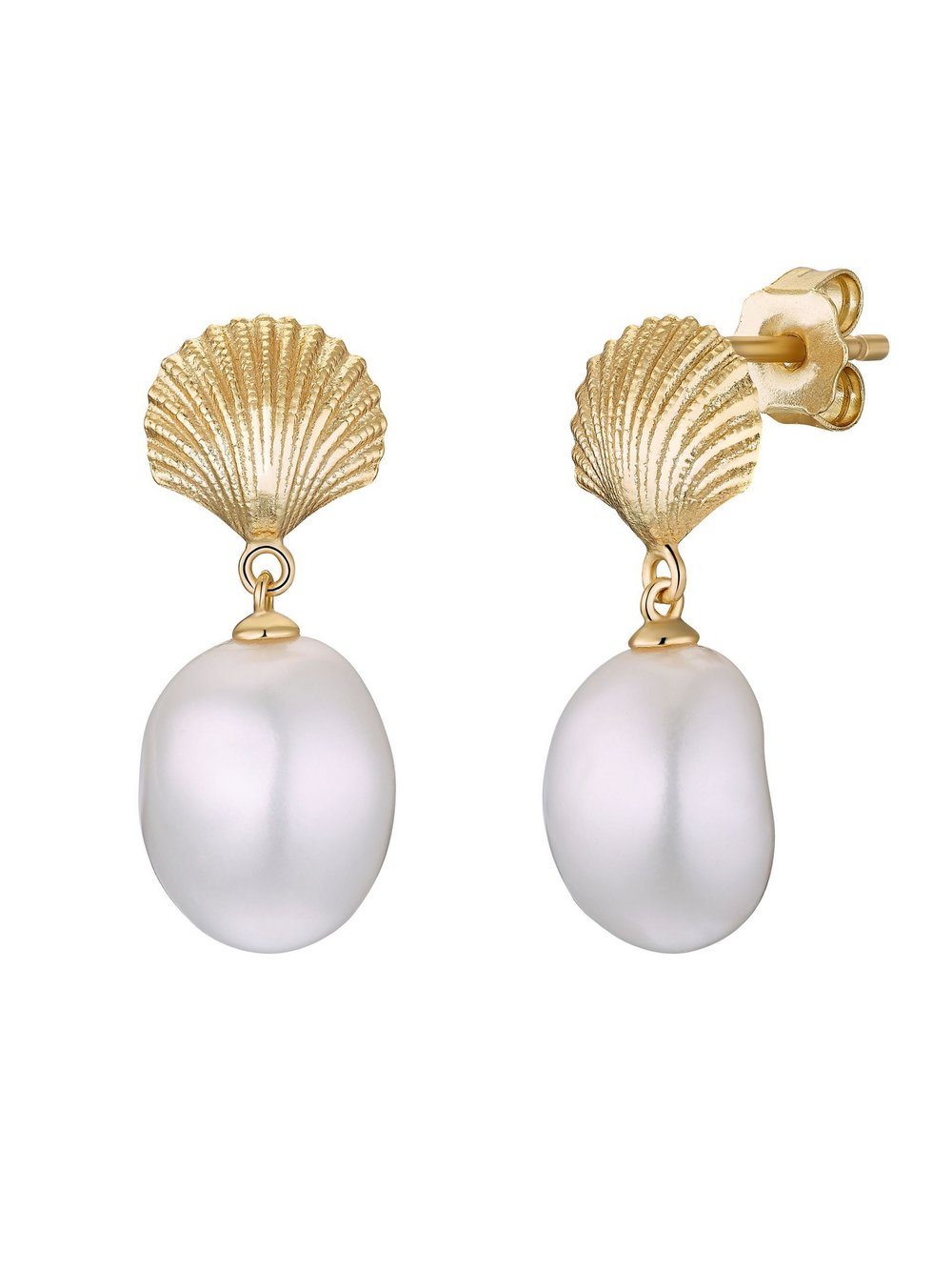 NOELANI Creolen Damen gold, ONE SIZE Image