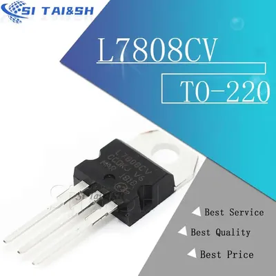10PCS L7808CV TO220 L7808 TO-220 7808 LM7808 MC7808 neue und original IC Image