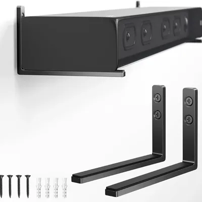 Platzsparende Wandhalterung Soundbar Soundbar Halterung TV Sound Bar Halterung Metall Soundbar Halter Soundbar Montagesatz