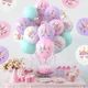 Palloncino in lattice unicorno rosa Tema unicorno Decorazione festa di compleanno Ragazza per bambini Forniture per feste Baby Shower Palloncini coriandoli nuziali