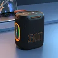 ZEALOT-S122 Altoparlante Bluetooth portatile Altoparlante wireless per bassi esterni Connettività BT5.4 TWS Sound Box con luce LED