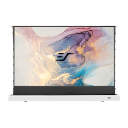 ELITE SCREENS Beamer Leinwand ,/KESTREL TAB-TENSION FLOOR-UP CLR®5 - MOTORBODENLEINWAND/120/geeignet für: Ultrakurzdistanz UST Beamer Image