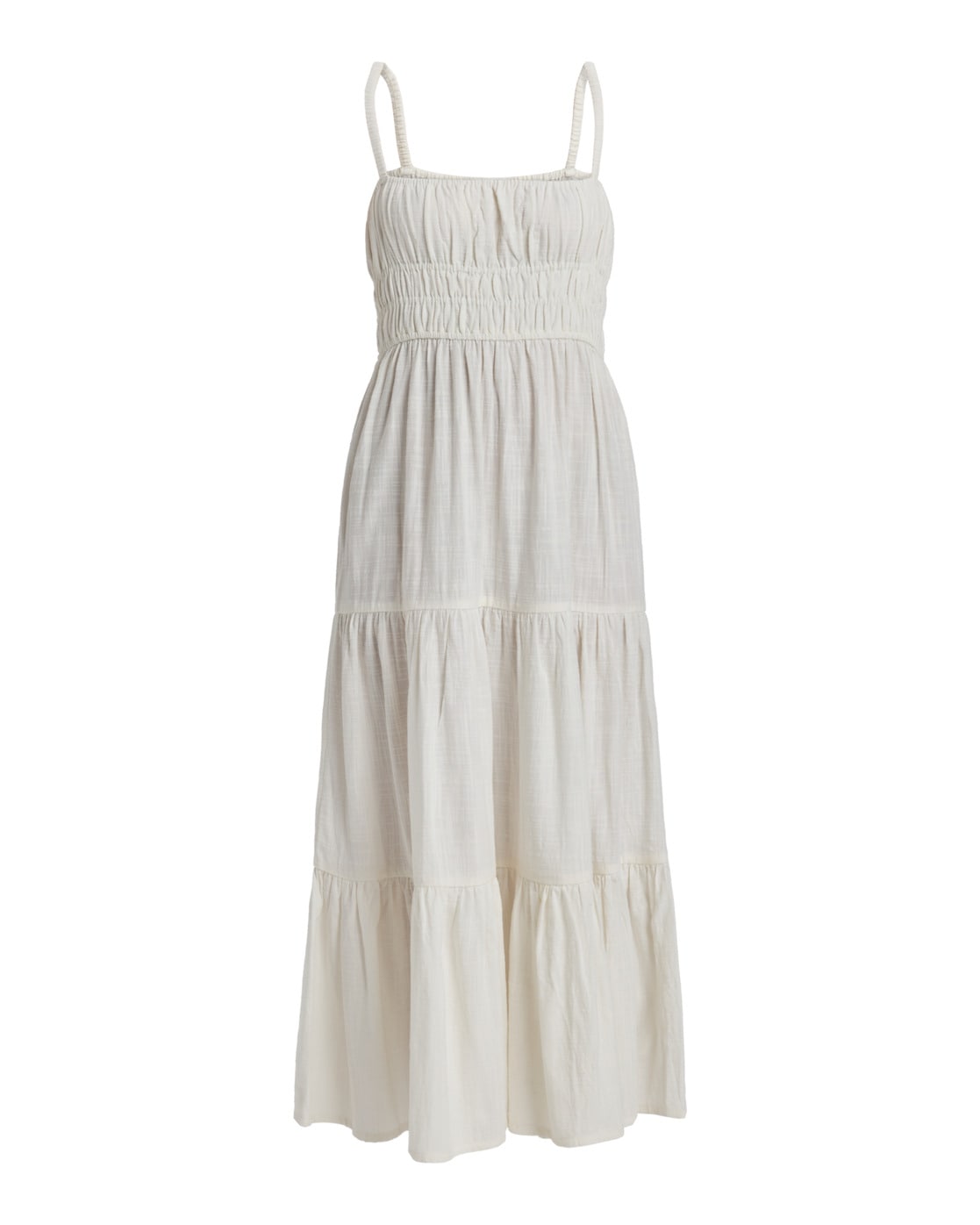 Sommerkleid ROXY "Sunshine Coastline", Damen, Gr. L, US-Größen, beige (egret), 60% Baumwolle, 40% Viskose, Kleider Image