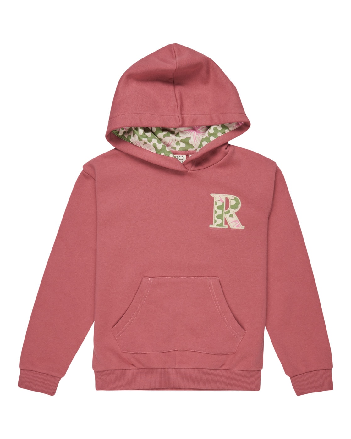 Hoodie ROXY "Hope You Trust", Mädchen, Gr. 16(165-172cm), rosa (heather rose), 80% Baumwolle, 20% Polyester, Sweatshirts Hoodie