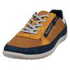 Sneaker BUGATTI, Herren, Gr. 40, gelb, Lederimitat, Textil, sportlich, Schuhe, Freizeitschuh, Halbschuh, Schnürschuh mit Kontrastbesätzen