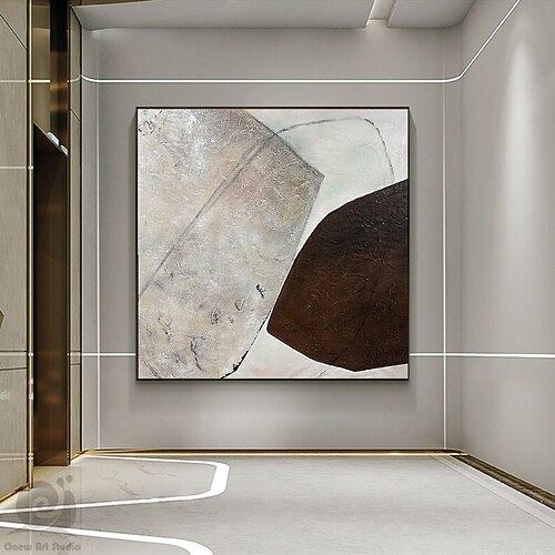 großes Ölgemälde Stein Ölgemälde handgemalt Acryl Ölgemälde großes Bild Wandkunst bunte moderne Malerei handgemalte abstrakte Gemälde Image