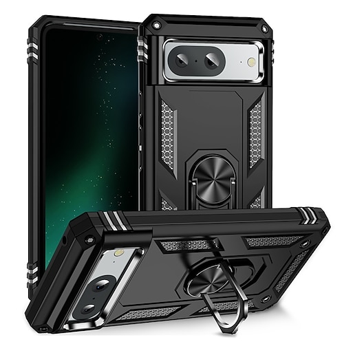 Handy Hülle Handyhüllen Für Google Pixel 9 Pro Pixel 9 Pro XL Pixel 8 Pro Pixel 8 Pixel 9 Pixel 7 Pixel 7 Pro Pixel 6 Pixel 6 Pro Rückseite Inhaber anrufen Magnetisch Stoßresistent Retro TPU PC Image