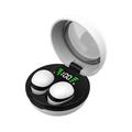 Cuffie Mini Wireless 5.3 per Sonno con Touch Biometrico Suono HiFi Stereo Display Digitale LED Cavo Antinodoso Auricolari Semi-Open-Back per Esercizio